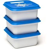 Alaska - Set van 3 Diepvriesdozen - Vaatwas en Magnetronbestendig - 3 x 500 ml