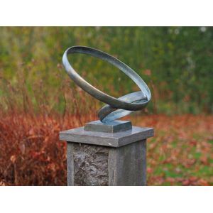 Tuinbeeld - bronzen beeld - Modern sculptuur 'Together' - Bronzartes - 30 cm hoog