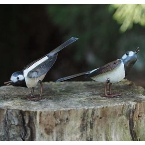 Metalen Figuur Paar Vogels 8cm | Metalen Figuren  | Metalen Decoratie Figuren | 1 Jaar Garantie