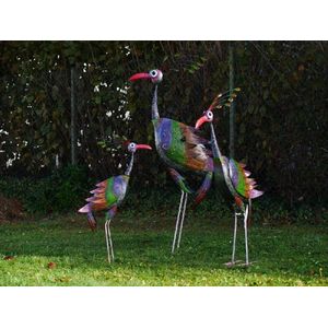 Tuinbeeld - Grappige vogel klein - 88 cm hoog
