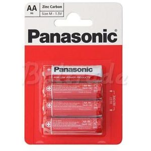 Panasonic - R6 / 4BP AWA PW - Batterijen - AA - Alkaline - 4 Stuks