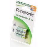 Panasonic AAA 750mAh NiMH 3-BL DECT Nikkel Metaal Hydride 800mAh 1.2V oplaadbare batterij/accu