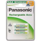 Panasonic AAA 750mAh NiMH 3-BL DECT Nikkel Metaal Hydride 800mAh 1.2V oplaadbare batterij/accu