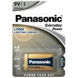 Panasonic - 9V Block Everyday Power 9V Batterie Blister