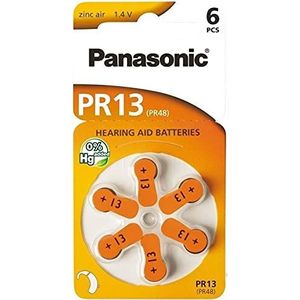 Panasonic 070614.15 batterij Acustica, blister 6 stuks, meerkleurig