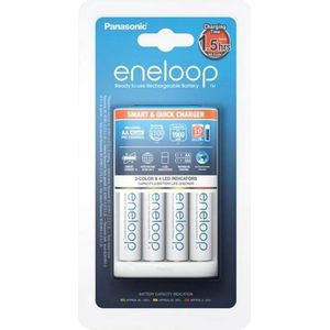 eneloop Panasonic Lader K-KJ16/55MC40E/MQR06+4x AA/1900