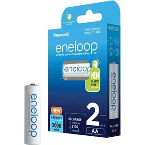 Eneloop NiMH-Mignon Akku, 2000mAh, 2 Stück - Panasonic