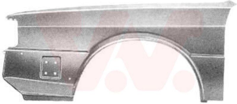 VAN WEZEL Spatbord AUDI 0309659 811821021L,855821021K