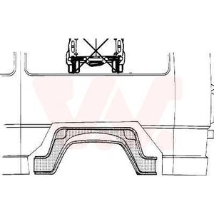 SPATBORDBESCHERMER VOOR MERCEDES BENZ BUS 207-410 1977-1995