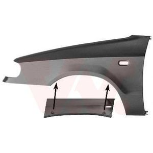 VAN WEZEL Spatbord VW,SKODA 7616655 6U0821021