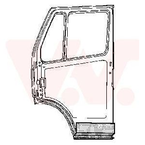 Van Wezel - 1745272 - Plaatwerkdeel - Onderkant Deur - Rechts Voor - Alfa Romeo Citroen Fiat Peugeot