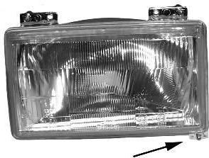 DEPO - 550-1111L-LD-E - Koplamp - Links