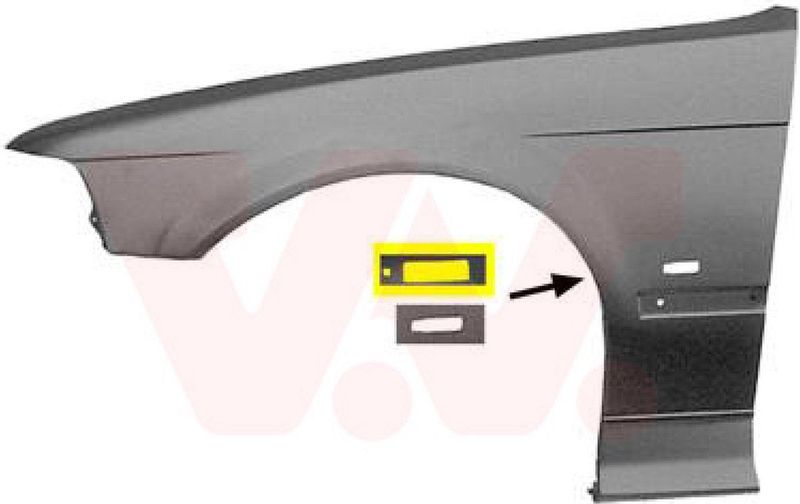 Bmw - Voorspatbord Links - 4/5-Deurs - Met Zijknipperlicht - 0640655