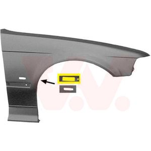 Bmw - Voorspatbord Rechts -9/96 - 4/5-Deurs - Met Zijknipperlicht - Artikelnummer 0640656