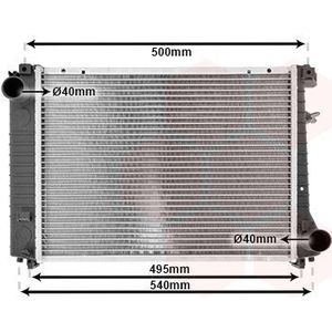 VAN WEZEL Radiateur BMW 06002086 17111178215,17111712821,17111712823 17111719256,17111719821,1719256,1719821,1178215