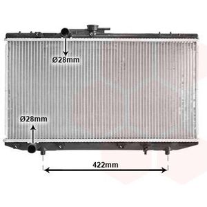 Toyota - Radiateur Toy Starlet 1.3 - Aluminium - Voor 1.3 motoren - Bouwjaar 1989-1996