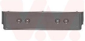 VAN WEZEL - Kentekenplaathouder - Zwart - AUDI 0322590 - 8A0807287D