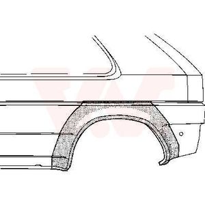 Ford - Plaatwerkdeel A 89-95 - Wielschermrand - 2-Deurs - Rechts Achter