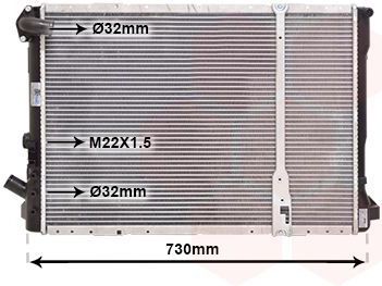 Renault - Radiateur - Tot '97 - 2.2 DT - Met Airco - Aluminium