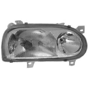 Volkswagen - Koplamp Rechts - Halogeen - Voor Voertuigen Tot 1993 - H1/H1