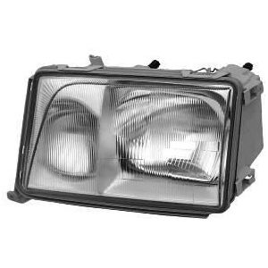 Mercedes E klasse, W124, 1985 - 1995 - koplamp, H4+H3, pneum verstelb, links, 06/1993 -