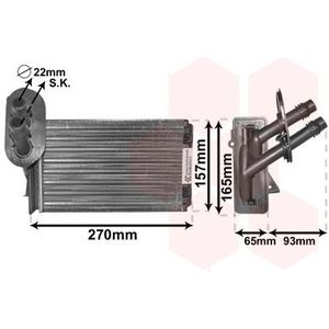 Kachelradiateur - Audi, Seat, Skoda, Volkswagen - Vanaf '98 - Koelsystemen