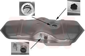 Van Wezel - Brandstoftank - Voor Opel Astra F 1991-1998 - OEM 0802058