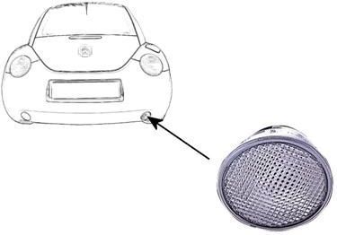 VAN WEZEL Achteruitrijlicht VW 5803940 1C0945712