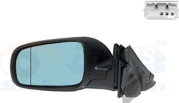 VAN WEZEL Buitenspiegel AUDI 0314809 4A1858531B857535507,4A1857535,4A1858507 Zijspiegel,Spiegel,Achteruitkijkspiegel,Autospiegel,Dodehoekspiegel