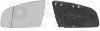 VAN WEZEL Spiegelglas AUDI 0325837 8E0857535C,8E0857535E Dodehoekspiegel,Spiegelglas, buitenspiegel