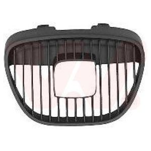 VanWezel 4917510 - Grille Calandre Centrale - Zwart - Voor Seat Cordoba 2002 tot 2008