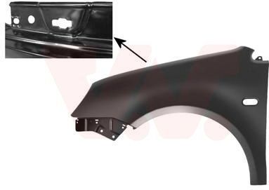 VAN WEZEL Spatbord VW 5827655 6Q0821105C,6Q0821105D