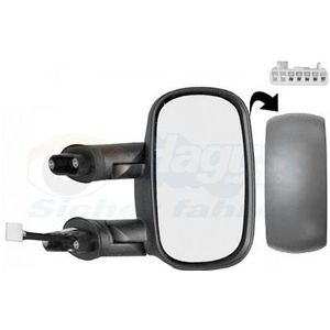 VanWezel 1636808 - Rétroviseur éléctrique complet droit pour Fiat Doblo jusque 2005