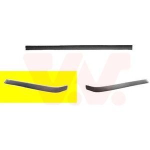 Van Wezel - 0640552 - Bumperlijst - Zwart - Rechts Achter - Bmw - Tot 9/93