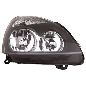 VanWezel 4341962 - Voorlicht met Knipperlicht - Zwart - Voor Renault Clio II - 04/1998 tot 09/2005