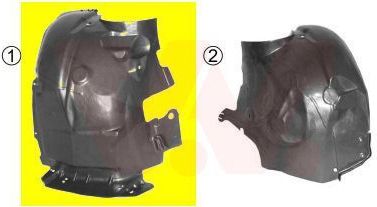 VAN WEZEL Wielkast RENAULT 4323433 7700434563,7700434564 Bekleding, wielkast