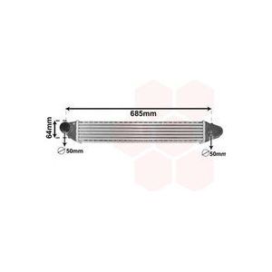 VAN WEZEL - Intercooler - Aluminium - 58004248 - Tussenkoeler - Luchtgekoeld