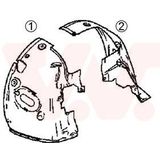 VAN WEZEL Wielkast RENAULT 4327435 8200073428 Bekleding, wielkast