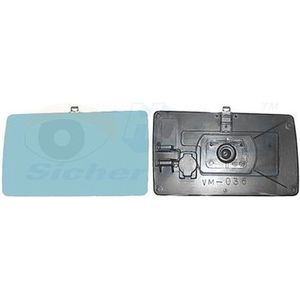 VAN WEZEL Spiegelglas MERCEDES-BENZ 3024831 1248100121,A1248100121 Dodehoekspiegel,Spiegelglas, buitenspiegel