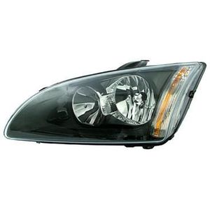 VanWezel 1863963 - Voorlicht met Knipperlicht - Grijs Fumé - Voor Ford Focus 11/2004 tot 01/2008