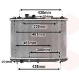 Van Wezel - RADIATOR VOOR SUZUKI SWIFT 2005-2010 1770062J10