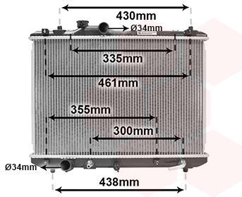 Van Wezel - RADIATOR VOOR SUZUKI SWIFT 2005-2010 1770062J10