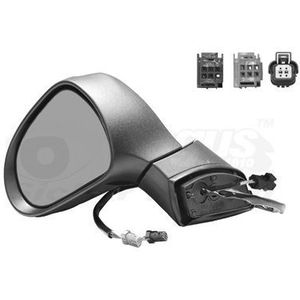 VanWezel - 4029817 - Elektrische Buitenspiegel - Compleet - Voor Peugeot 207 - Links