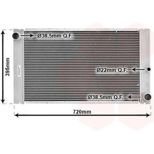 BMW - Radiateur 5/6/7SER (E60/63/65) - Aluminium - Koelribben Gesoldeerd