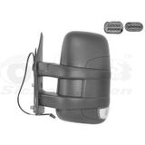 Iveco - Buitenspiegel Links - Zwart - Elektrisch - Korte Arm - Verwarmd - Temp Sens