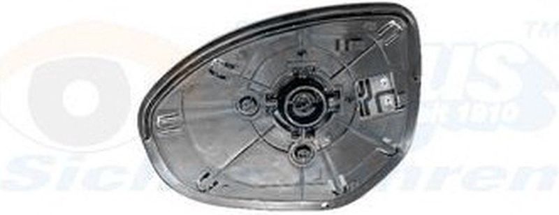 VAN WEZEL Spiegelglas MAZDA 2741838 G33C691G1A,GS1E691G1 Dodehoekspiegel,Spiegelglas, buitenspiegel