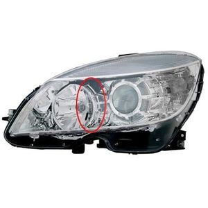 VanWezel 3091961 - Voorlicht - Voor Mercedes C w204 - 2007 tot 2010
