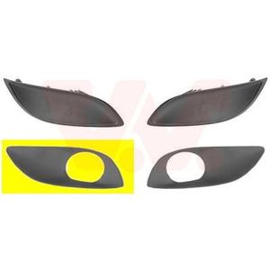 VanWezel 5436594 - Grille - Voor Toyota Yaris - 03/2009 tot 09/2011