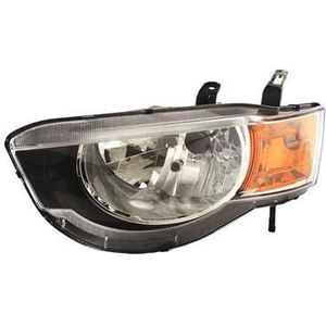 VanWezel - 3236961 - Voorlicht - Voor Mitsubishi Colt - Met Clignotant - 2009 tot Nu