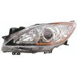 Mazda - Koplamp Links - H11+HB3 - Inclusief Stelmotor - Voor Rechtsrijdend Verkeer